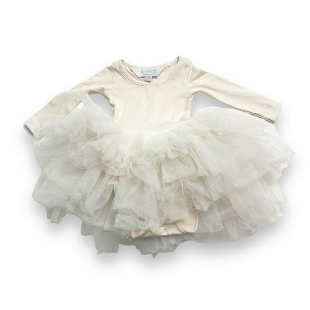 iloveplum Cream Long Sleeve Tutu